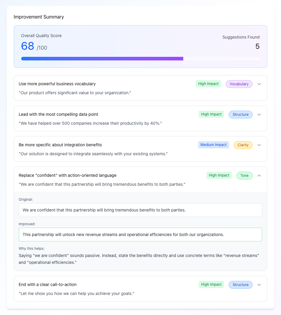 TalkMoments Product 3